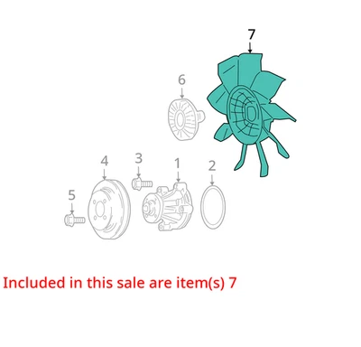 Fan Blade Fits 94-02 LINCOLN & TOWN CAR 429120 Foto 1 de 2