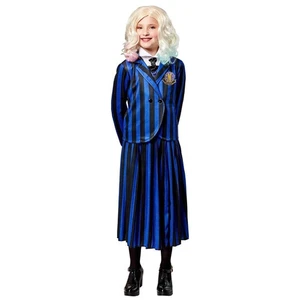Wednesday Enid Sinclair Costume Girls Large (10-12) Youth School Uniform Rubies - Picture 1 of 5