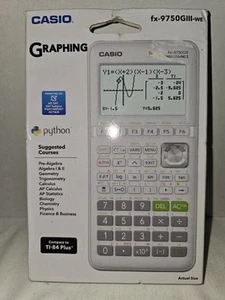 CASIO GRAPHING fx-9750GIII-we CALCULATOR - Picture 1 of 7