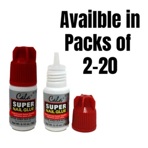 CALA Super nail Glue,Nail Art,Clear Adhesive,For Fake Nail,Nail Decoration - Picture 1 of 8