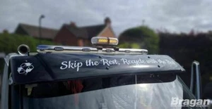 Roof Bar + LEDs For Nissan Primastar 2002 - 2014 Stainless Spot Lamps Light Bar - Picture 1 of 7