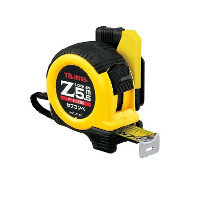 Tajima Sef Convex Z Lock 5.5m Tape width 25mm Tape Measure SFZL25-55BL - Image 1 of 4