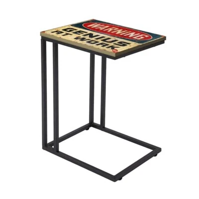 Design C Shaped Side Study Breakfast End Table for Laptop Work on Sofa Couch - Image 1 of 4