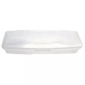 3pcs Small Plastic Manicurists Personal Box Storage Case Container White - Picture 1 of 5