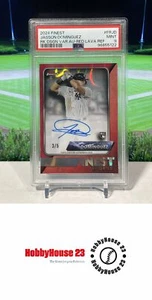 Topps Finest Variation Auto Red Lava 2024/5 Jasson Dominguez #FRJD PSA 9 RC - Imagen 1 de 2