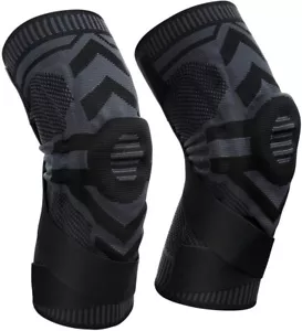 Kniebandage Profi Kompressionsmanschette mit Gelpads & Seitenstabilisatoren (2er Pack) - Bild 1 von 3