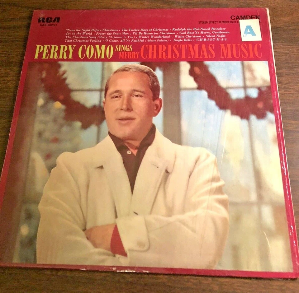 Perry Como Sings Merry Christmas Music Vintage LP - Image 1 of 4