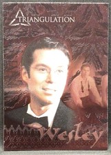 Angel Season 3 Foil Chase Card 2002 Inkworks Triangulation TR4 Wesley