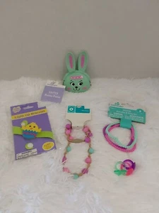 Easter Girls Accessories Necklace, Bracelets/Rings, Light-Up Bracelet & Purse - Picture 1 of 8