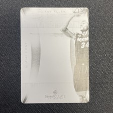Ray Allen 2012 Panini (Immaculate) NT 1/1 Black Printing Plate
