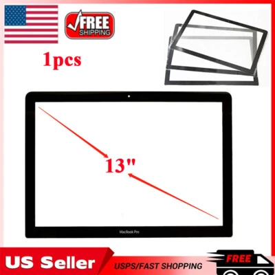 New 13" LCD Screen Front Glass Cover Lens for Apple MacBook Pro Unibody A1278 - Image 1 of 3