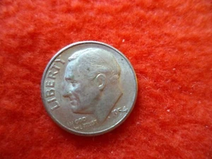 1954 ROOSEVELT DIME SILVER - Picture 1 of 2