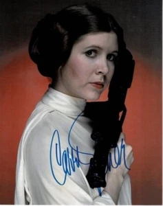 Carrie Fisher Star Wars signiert Prinzessin Leia - Bild 1 von 1