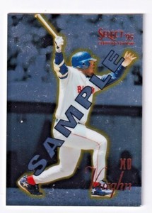 Mo Vaughn 1995 Select Certified MLB Sample Card # 10 BR Sox