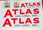 Buddy L Atlas Van Lines Sattelzug Aufkleber Set BL-141