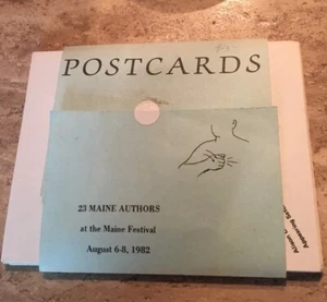 Vintage Maine Authors Set of 23 Postcards New Old Stock - Picture 1 of 3