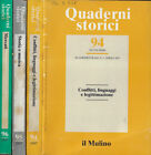 Quaderni storici N. 94, 95, 96 1997. . Alberto Caracciolo, direttore. 1997. .