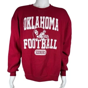 Sudadera Universitaria Oklahoma Sooners De Colección Para Hombres L Roja Russell Athletics - Imagen 1 de 13