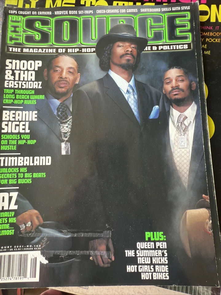 Snoop Dog And The East Sidaz The Source Magazine Trip Through Long Beach 2001 - Image 1 of 2