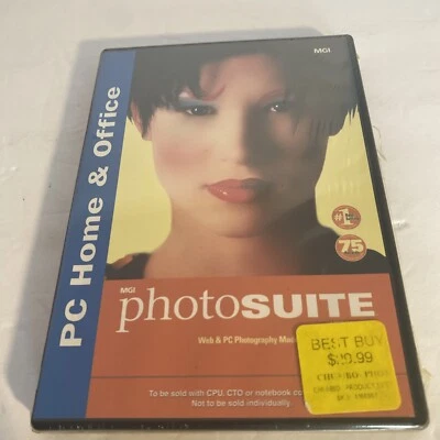 MGI Photosuite 4.0 PC Home & Office Web & PC Photography Software CD-ROM 2001 - Image 1 of 3