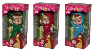 Bundle 3 x Masha and The Bear - Mascha - Puppe mit Kleid - 12cm - neu - OVP - Picture 1 of 4