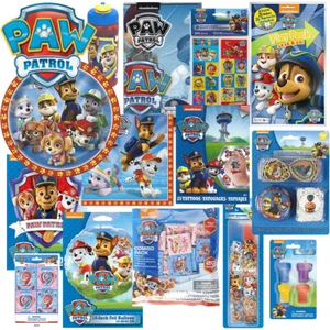 PAW PATROL Birthday Plates Napkins Tablecover Party Favors Balloon Candy Bottle - Picture 1 of 14
