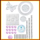Resin Molds Silicone Kit for Wind Chime Casting Epoxy Mold Supplies (Butterfly)
