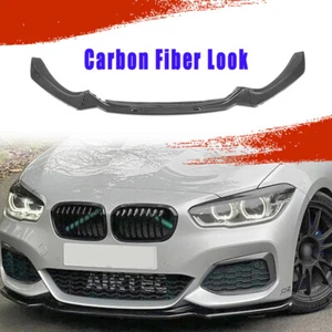 FOR 2015-19 BMW SERIE 1 F20 F21 M PERFORMANCE FRONT BUMPER SPOILER LIP SPLITTER - Imagen 1 de 10