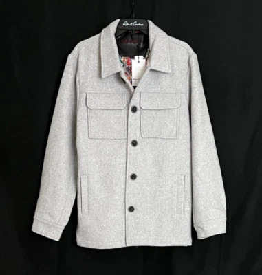 Robert Graham Stone Wool Blend Shirt Jacket $298 XL NWT FREE SHIPPING! X-Large - Image 1 of 4
