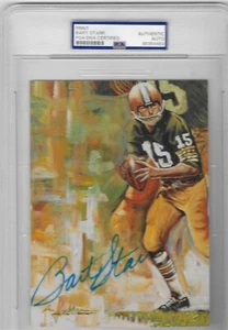BART STARR Autographed Green Bay Packers (Hall of Fame) Art Print with PSA COA! - Picture 1 of 1