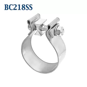 2 PACK 2 1/8" 2.125" Band Exhaust Clamp Heavy Duty Bear River Quality Stainless - Bild 1 von 2