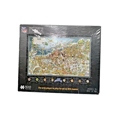 NFL Green Bay Packers Puzzle Joe Journeyman Search Adventure 500 Piece Puzzle - Image 1 of 4