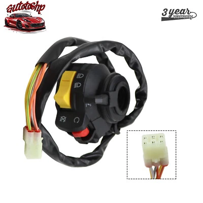 FOR SUZUKI QUADMASTER QUADRUNNER 500  LEFT HANDLEBAR SWITCH START STOP HEADLIGHT - Image 1 of 4