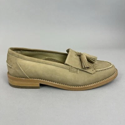 Russell Bromley Alexa 5155 Tan Nubuck Slip On Tassel Loafers Shoes 35 UK2 - 2.5 - Image 1 of 4