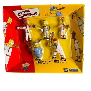 The Simpsons Vintage 2002 Homer at Bat Episode 8F13 (1992) Figurine Set - Picture 1 of 2