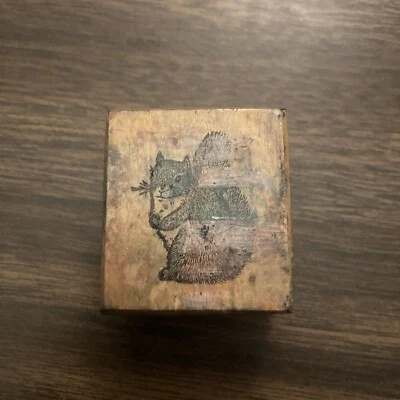 Squirrel Rubber Stamp by PSX VTG 1980’s Chipmunk 1.5” - Image 1 of 3