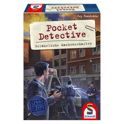 Schmidt 49378 - Pocket Detective - Spiel, Gefährliche Machenschaften, Fall 2 - Bild 1 von 2