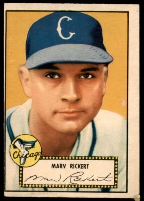1952 Topps Marv Rickert Chicago White Sox #50 *Noles2148* - Image 1 of 2