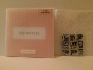 CTMH A1094 Make My Day Clear Acrylic Stamps Every Occasion NEW - Picture 1 of 2