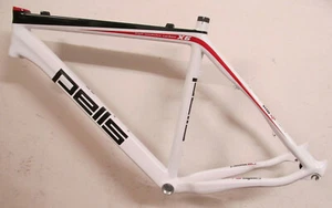 Cuadro carbono Pells X6 MTB blanco-rojo-negro 1445gr. 53cm NUEVO lacado 26" - Imagen 1 de 12