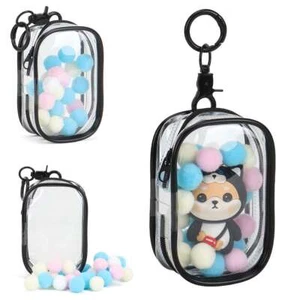Bolso Transparente Monedero Colgante para Caja Ciega Muñeca Juguete Figura Llavero Organizador Regalo EE. UU. - Imagen 1 de 12