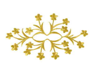 1 x Patch Applicazioni Lurex Oro Medievale?Medioevo?Codice:13-1G  - Foto 1 di 1