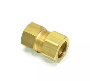 3/4 Od Compression Tube to 1/2 Npt Female Pipe Adapter Fitting Water Oil Gas - Picture 1 of 6