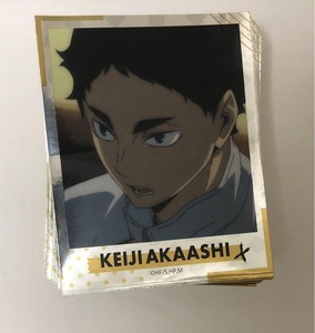 Keiji Akaashi Metal Stickers Playing Cards Photoca 124 Sheets