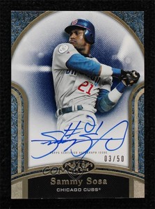 2020 Topps Tier One Next Level Auto /50 Sammy Sosa #NLA-SS Auto