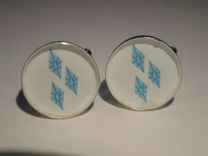 My Little Pony Cufflinks--Rarity "Friendship is Magic" Cutie Marks--Brony - Picture 1 of 6