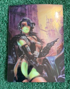 1995 COMIC IMAGES - THE BEST OF ROYO ALL-CHROMIUM - PROMO CARD - LUIS ROYO