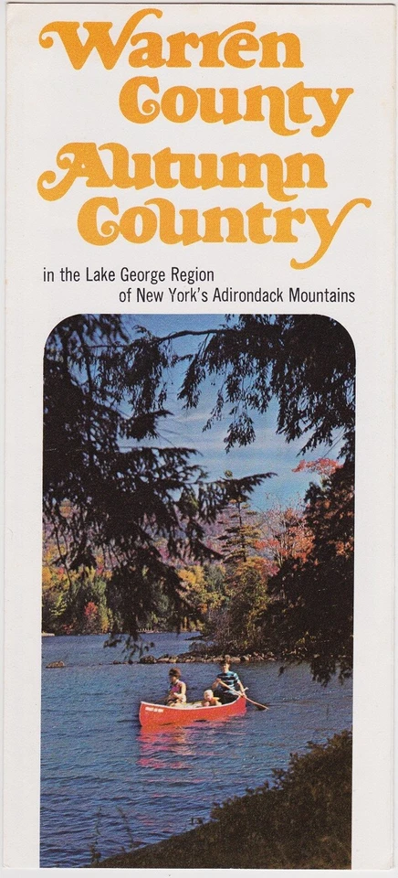 20 世纪 70 年代沃伦县秋季乡村宣传手册 — 第 1/1 张图片