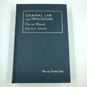 Vintage 1966 Criminal Law and Procedure Cases & Materials Third Edition - Imagen 1 de 10