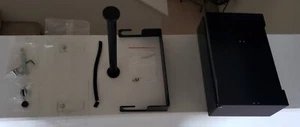 Toilet Paper Holder Black (Basic) With Metallic Box - Picture 1 of 3